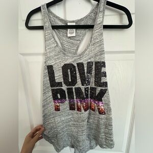 Victoria’s Secret PINK Sequin Tank Top